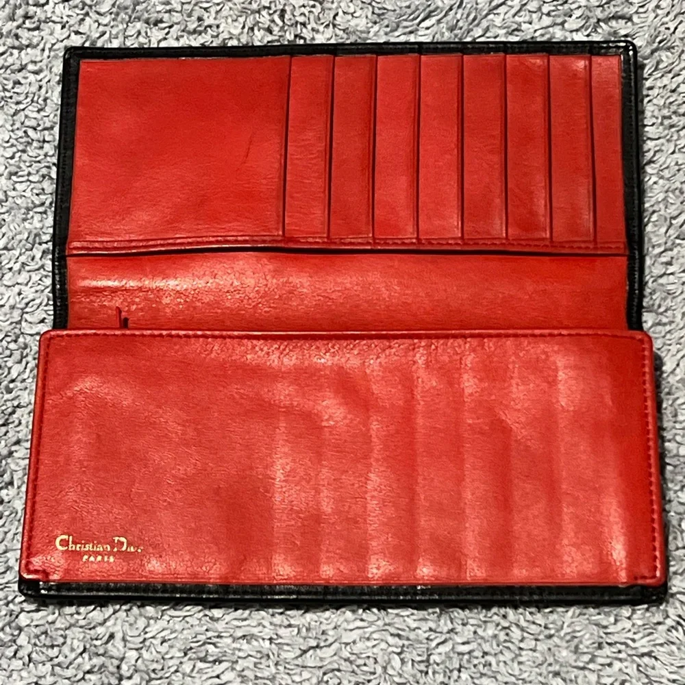 Dior Black Leather Wallet